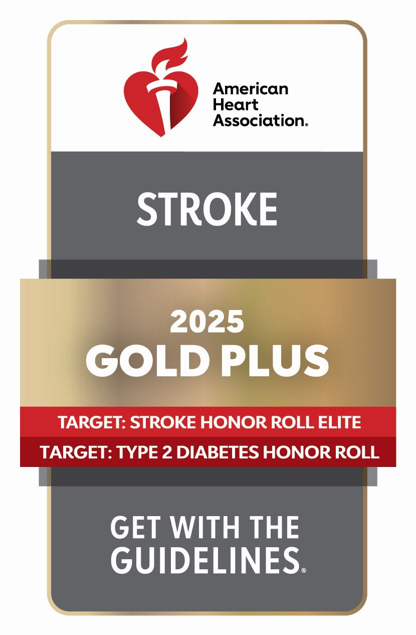 aha-2025 2025 American Heart Association Stroke Gold Plus award