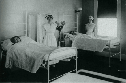 Historic Framingham Union Hospital patient ward